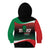 Marcus Garvey 1887 Kid Hoodie African Map Curves Style - Wonder Print Shop