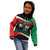 Marcus Garvey 1887 Kid Hoodie African Map Curves Style - Wonder Print Shop