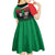Marcus Garvey 1887 Kid Short Sleeve Dress African Map Curves Style - Wonder Print Shop