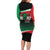 Marcus Garvey 1887 Long Sleeve Bodycon Dress African Map Curves Style - Wonder Print Shop