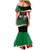 Marcus Garvey 1887 Mermaid Dress African Map Curves Style - Wonder Print Shop