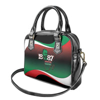 Marcus Garvey 1887 Shoulder Handbag African Map Curves Style - Wonder Print Shop