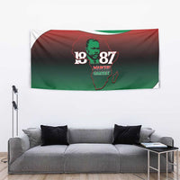 Marcus Garvey 1887 Tapestry African Map Curves Style - Wonder Print Shop