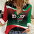Marcus Garvey 1887 Women Casual Shirt African Map Curves Style - Wonder Print Shop
