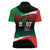 Marcus Garvey 1887 Women Polo Shirt African Map Curves Style - Wonder Print Shop