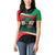 Marcus Garvey 1887 Women Polo Shirt African Map Curves Style - Wonder Print Shop