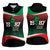 Marcus Garvey 1887 Women Sleeveless Polo Shirt African Map Curves Style - Wonder Print Shop