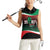 Marcus Garvey 1887 Women Sleeveless Polo Shirt African Map Curves Style - Wonder Print Shop