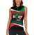 Marcus Garvey 1887 Women Sleeveless Polo Shirt African Map Curves Style - Wonder Print Shop