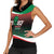 Marcus Garvey 1887 Women Sleeveless Polo Shirt African Map Curves Style - Wonder Print Shop