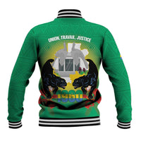 Gabon Independence Day Baseball Jacket Memorial Leon Mba Monument - Wonder Print Shop