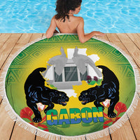 Gabon Independence Day Beach Blanket Memorial Leon Mba Monument - Wonder Print Shop