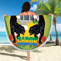 Gabon Independence Day Beach Blanket Memorial Leon Mba Monument - Wonder Print Shop