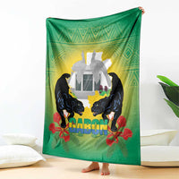 Gabon Independence Day Blanket Memorial Leon Mba Monument - Wonder Print Shop