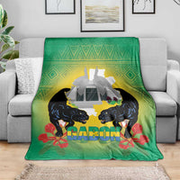 Gabon Independence Day Blanket Memorial Leon Mba Monument - Wonder Print Shop