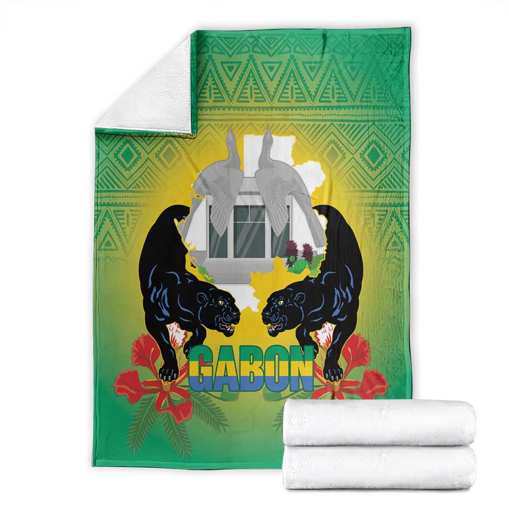 Gabon Independence Day Blanket Memorial Leon Mba Monument - Wonder Print Shop