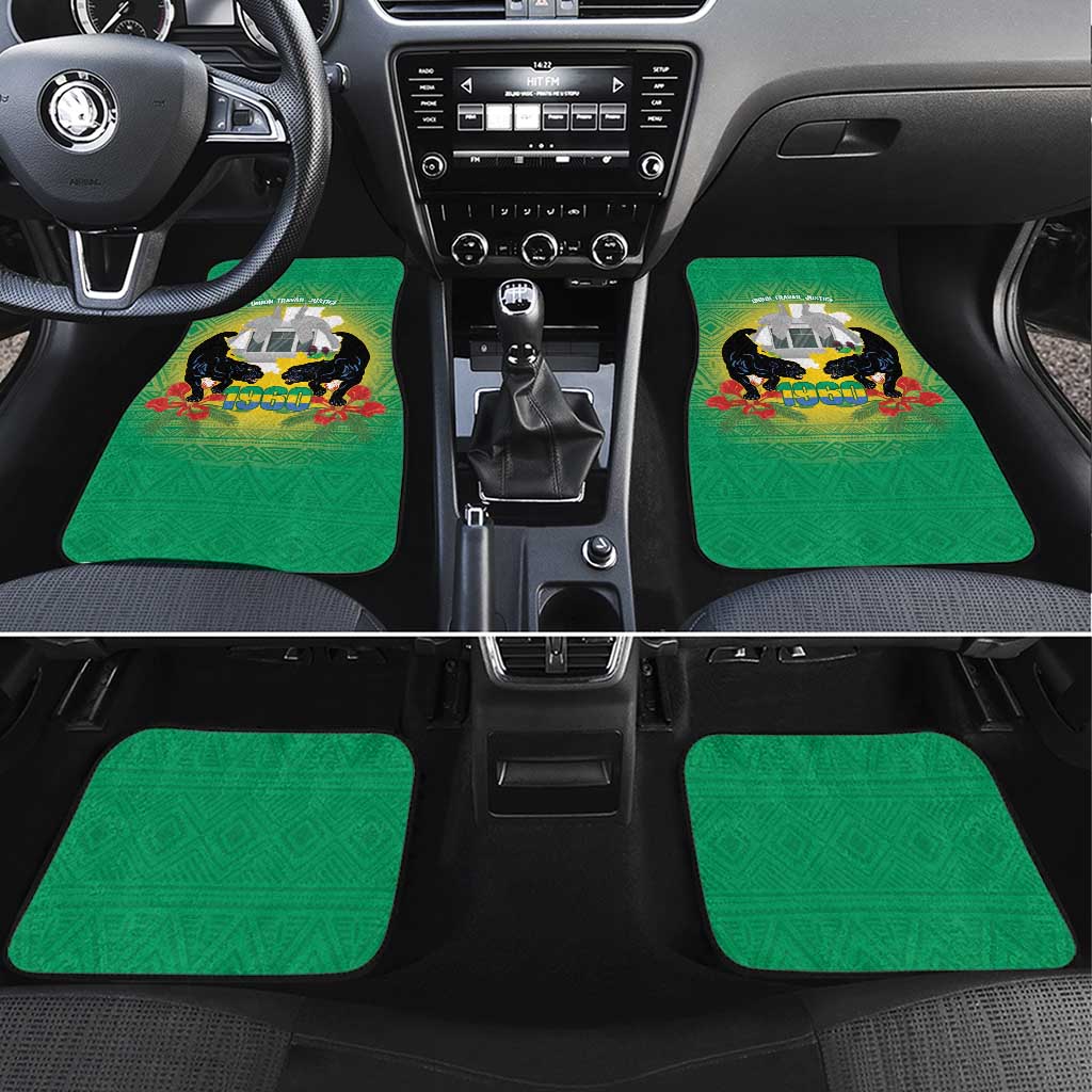 Gabon Independence Day Car Mats Memorial Leon Mba Monument - Wonder Print Shop