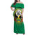 Gabon Independence Day Family Matching Off Shoulder Maxi Dress and Hawaiian Shirt Memorial Leon Mba Monument - Wonder Print Shop