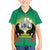 Gabon Independence Day Family Matching Off Shoulder Short Dress and Hawaiian Shirt Memorial Leon Mba Monument - Wonder Print Shop