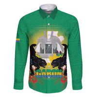 Gabon Independence Day Family Matching Short Sleeve Bodycon Dress and Hawaiian Shirt Memorial Leon Mba Monument - Wonder Print Shop