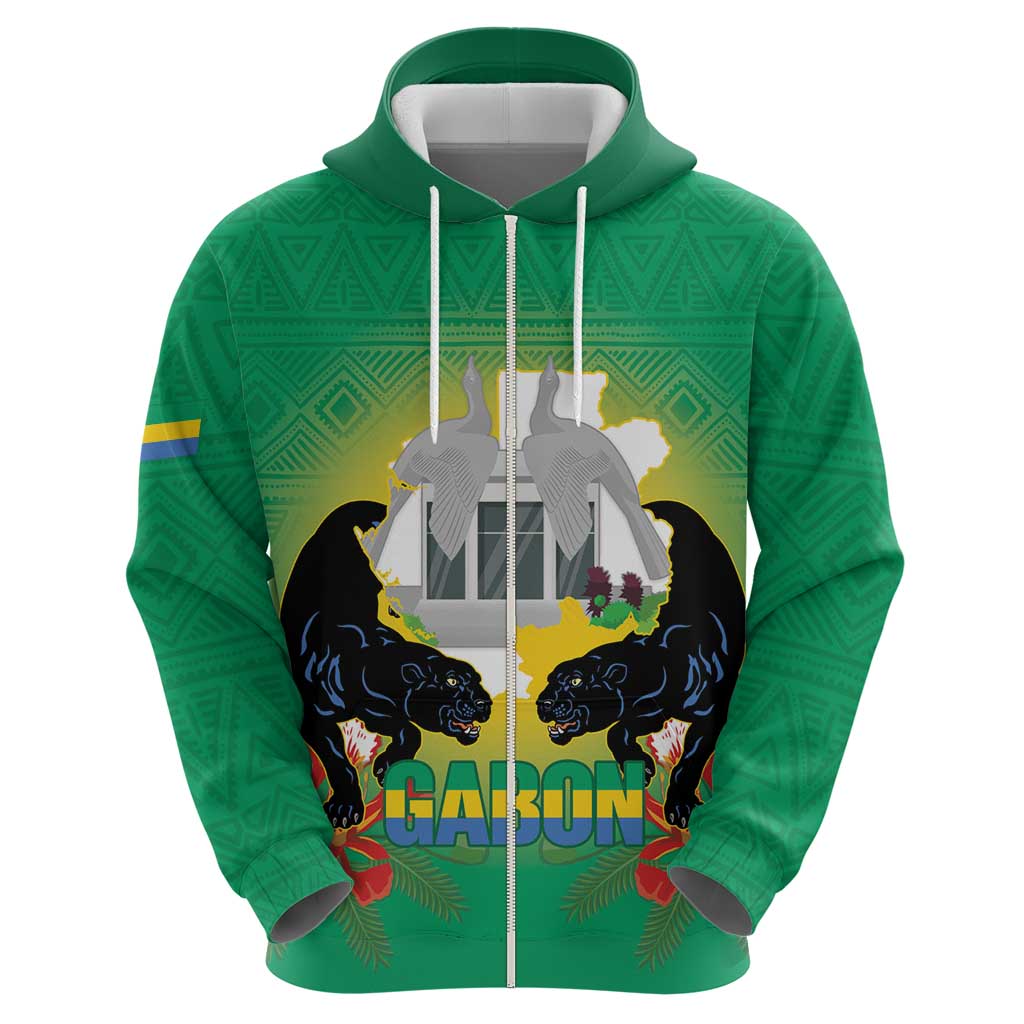 Gabon Independence Day Hoodie Memorial Leon Mba Monument - Wonder Print Shop