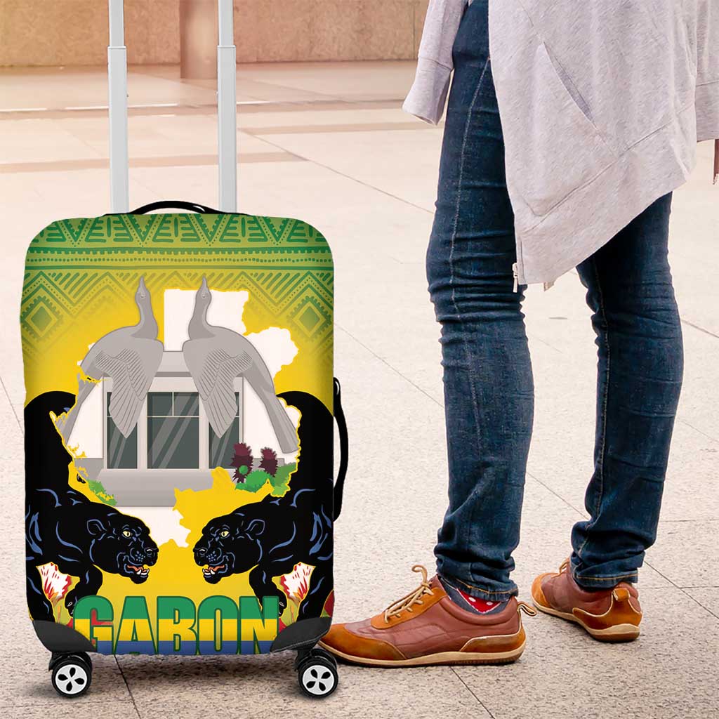 Gabon Independence Day Luggage Cover Memorial Leon Mba Monument - Wonder Print Shop