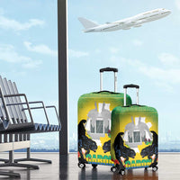 Gabon Independence Day Luggage Cover Memorial Leon Mba Monument - Wonder Print Shop