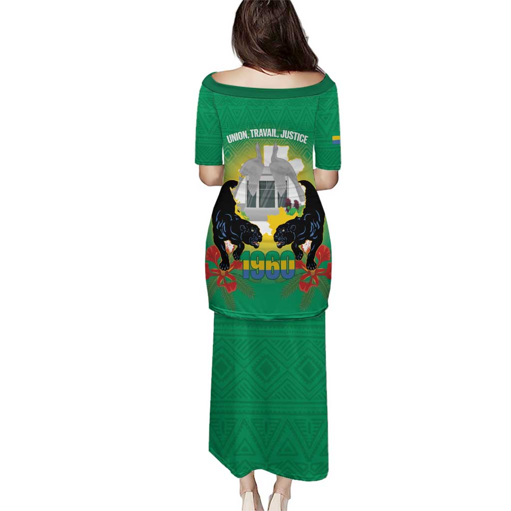 Gabon Independence Day Puletasi Memorial Leon Mba Monument - Wonder Print Shop