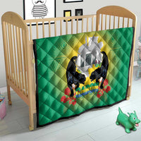 Gabon Independence Day Quilt Memorial Leon Mba Monument - Wonder Print Shop