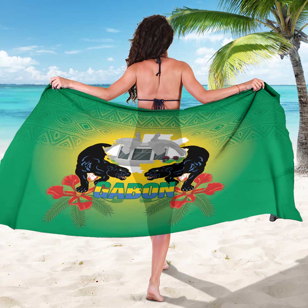 Gabon Independence Day Sarong Memorial Leon Mba Monument - Wonder Print Shop