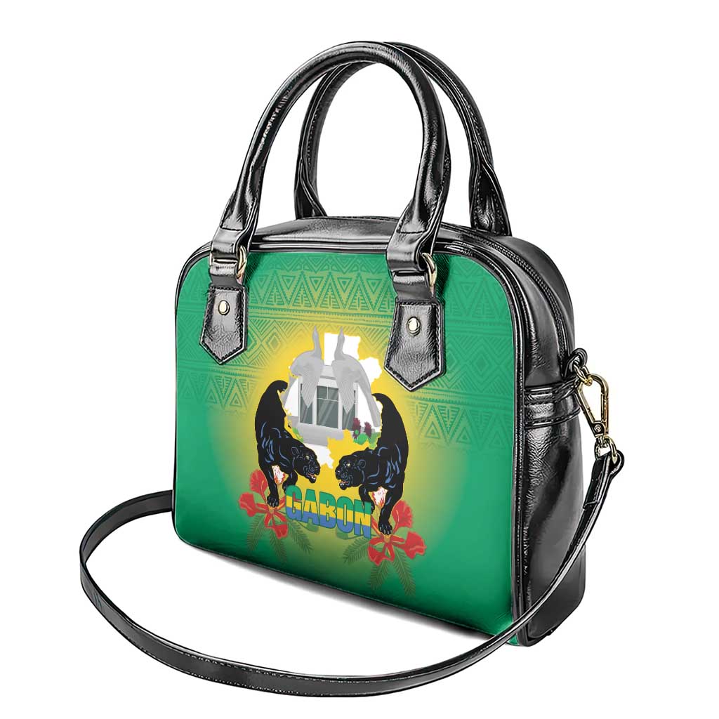 Gabon Independence Day Shoulder Handbag Memorial Leon Mba Monument - Wonder Print Shop