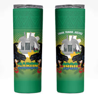 Gabon Independence Day Skinny Tumbler Memorial Leon Mba Monument - Wonder Print Shop