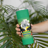 Gabon Independence Day Skinny Tumbler Memorial Leon Mba Monument - Wonder Print Shop