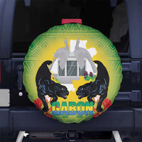 Gabon Independence Day Spare Tire Cover Memorial Leon Mba Monument - Wonder Print Shop
