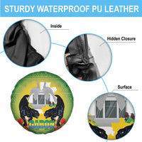 Gabon Independence Day Spare Tire Cover Memorial Leon Mba Monument - Wonder Print Shop