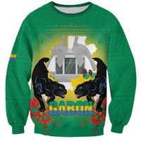 Gabon Independence Day Sweatshirt Memorial Leon Mba Monument - Wonder Print Shop