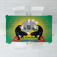 Gabon Independence Day Tablecloth Memorial Leon Mba Monument - Wonder Print Shop