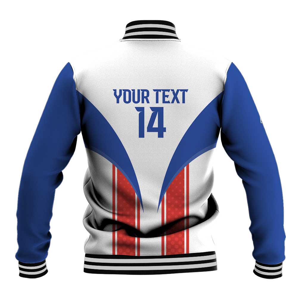 Custom Paraguay Football Baseball Jacket Come On Las Guaranies - Wonder Print Shop