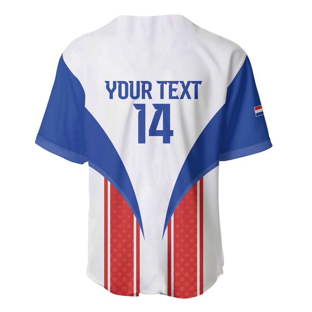 Custom Paraguay Football Baseball Jersey Come On Las Guaranies - Wonder Print Shop
