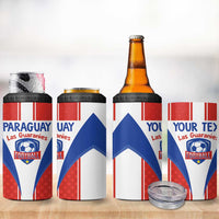 Custom Paraguay Football 4 in 1 Can Cooler Tumbler Come On Las Guaranies - Wonder Print Shop