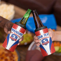 Custom Paraguay Football 4 in 1 Can Cooler Tumbler Come On Las Guaranies - Wonder Print Shop