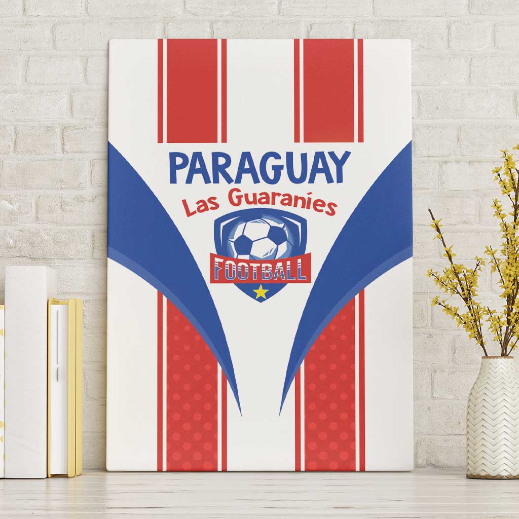 Paraguay Football Canvas Wall Art Come On Las Guaranies - Wonder Print Shop