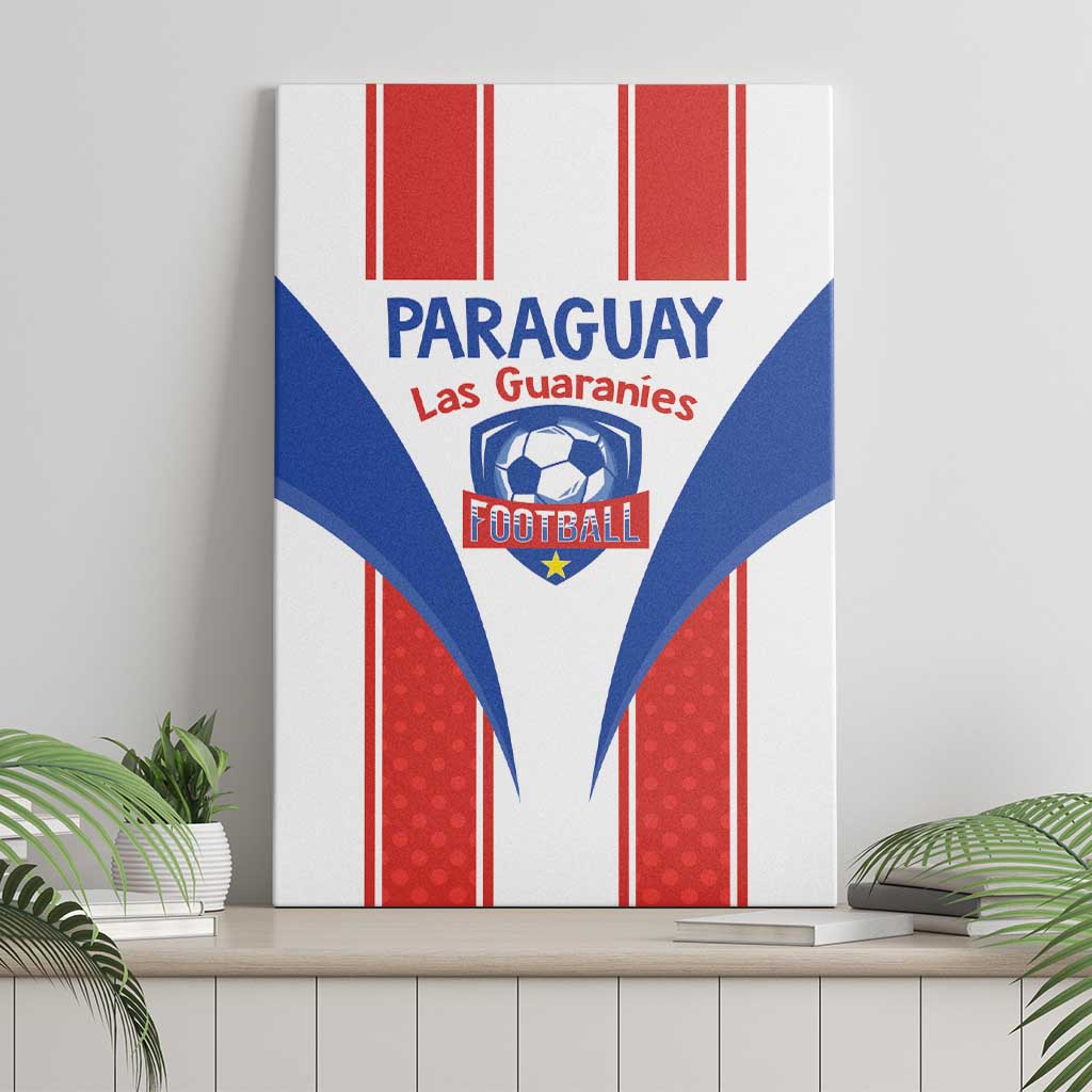 Paraguay Football Canvas Wall Art Come On Las Guaranies - Wonder Print Shop