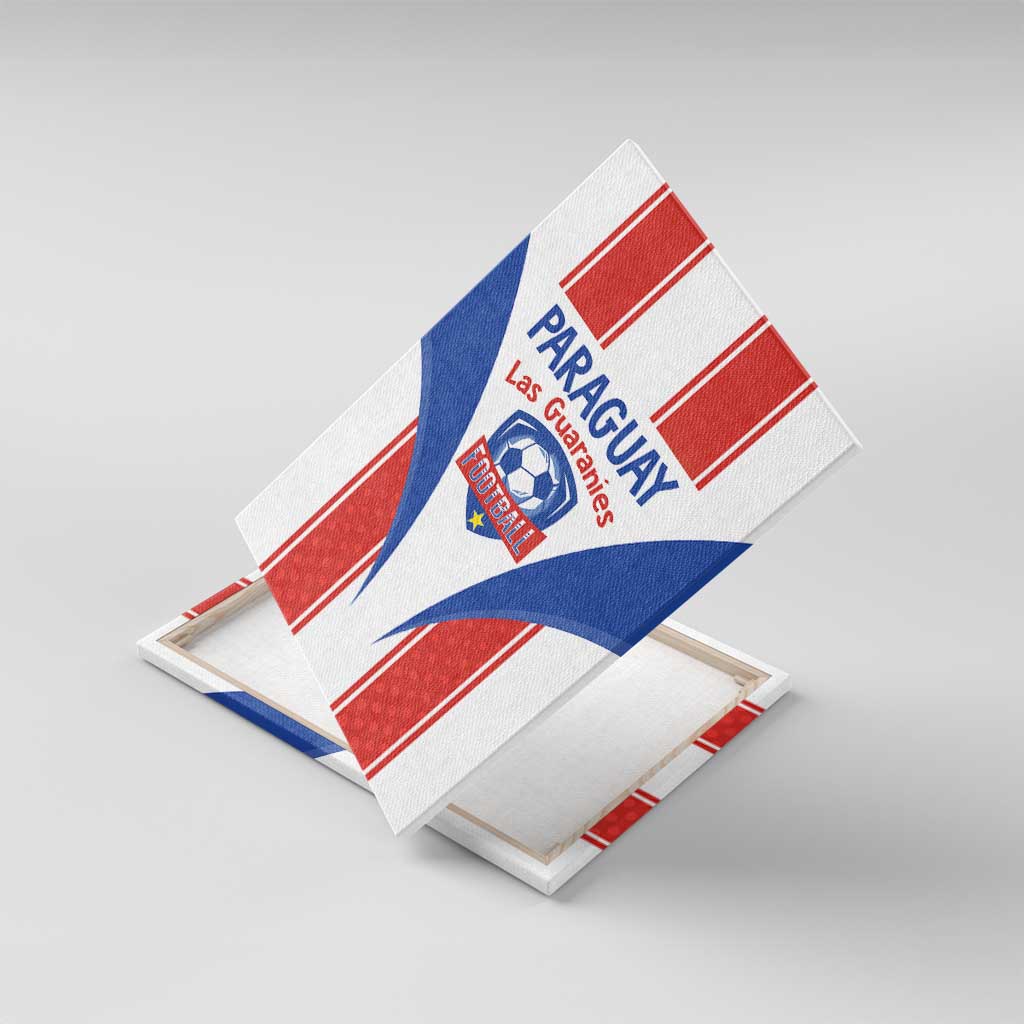 Paraguay Football Canvas Wall Art Come On Las Guaranies - Wonder Print Shop