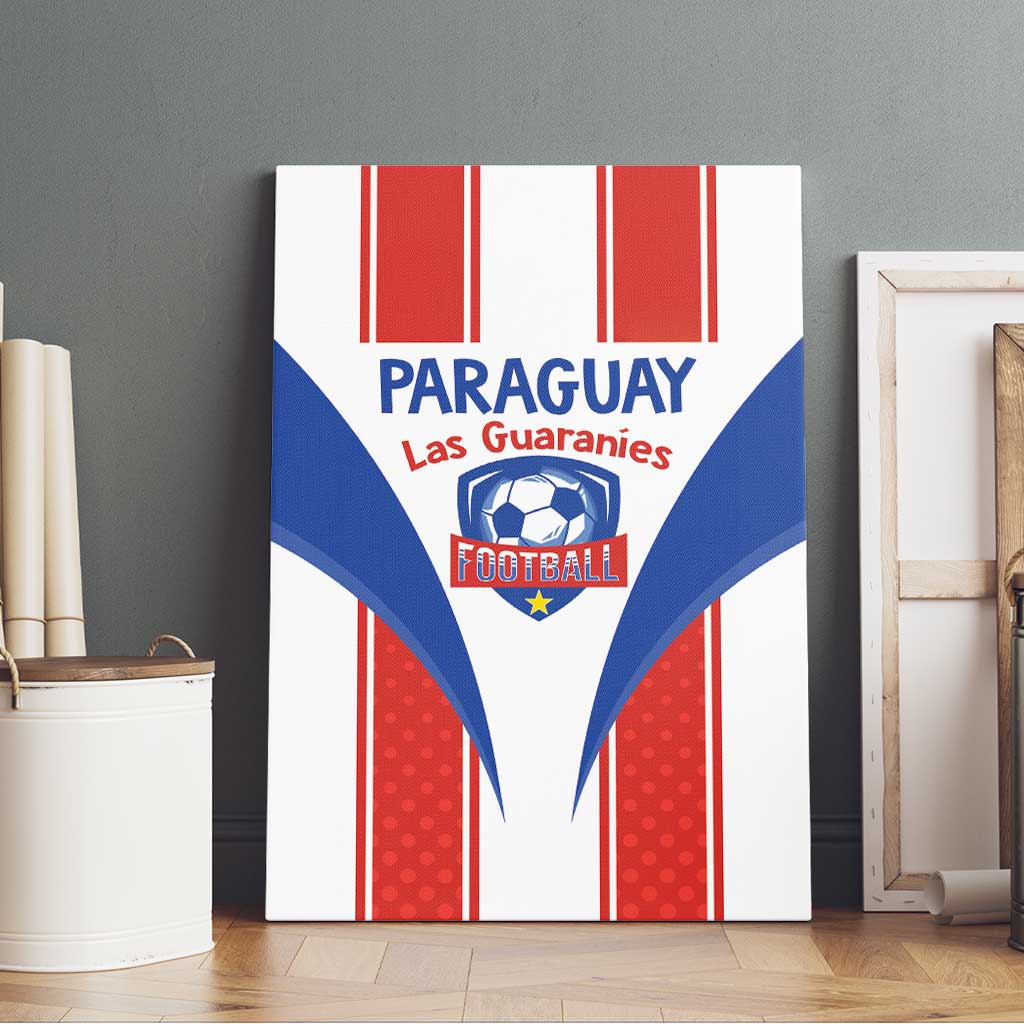 Paraguay Football Canvas Wall Art Come On Las Guaranies - Wonder Print Shop