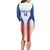 Custom Paraguay Football Family Matching Long Sleeve Bodycon Dress and Hawaiian Shirt Come On Las Guaranies - Wonder Print Shop