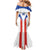 Custom Paraguay Football Family Matching Mermaid Dress and Hawaiian Shirt Come On Las Guaranies - Wonder Print Shop