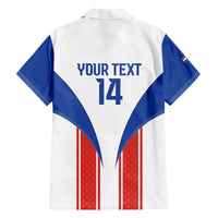 Custom Paraguay Football Family Matching Off The Shoulder Long Sleeve Dress and Hawaiian Shirt Come On Las Guaranies - Wonder Print Shop