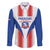 Custom Paraguay Football Family Matching Puletasi and Hawaiian Shirt Come On Las Guaranies - Wonder Print Shop