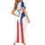Custom Paraguay Football Family Matching Short Sleeve Bodycon Dress and Hawaiian Shirt Come On Las Guaranies - Wonder Print Shop